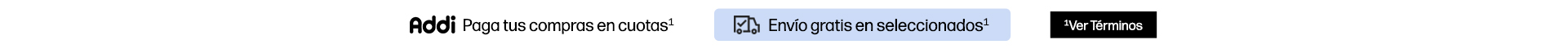 Paga en cuotas con Addi* Env&iacute;o gratis en seleccionados* * Consulta t&eacute;rminos y condiciones en: https://www.hp.com/co-es/shop/promociones-terminos-condiciones