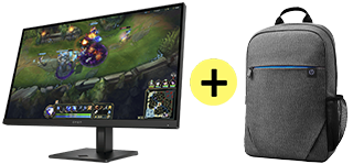 Monitor para gaming de 27 pulgadas, FullHD, 180 Hz - OMEN27 G2 + Mochila HP Prelude de 15,6 pulgadas. Ll&eacute;vatelo por solo $704.000