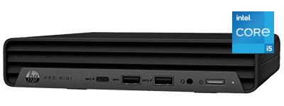 Desktop HP Pro mini 400 G9. Procesador Intel Core i5. RAM 16 GB. SSD 512 GB.