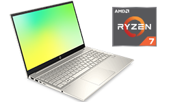 Sofisticaci&oacute;n en el trabajo Gratificaci&oacute;n en el juego. Port&aacute;til HP Pavilion 15-eh1021la. Procesador AMD Ryzen 7. RAM 16GB. SSD 512GB