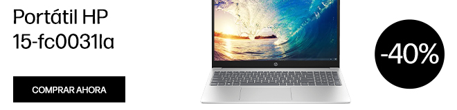 Potente y elegante para las tareas cotidianas. Portátil HP 15-fc0031la. Procesador AMDRyzen™ 7. RAM 16 GB DDR4-3200 MT/s. SSD De 1 TB PCIe®NVMe™ De: $4.099.900 Llévatelo por sólo: $2.449.900 -40% dcto. Haz click para comprar.
