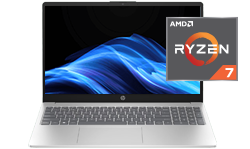 Fotograf&iacute;a de una Port&aacute;til HP 15-fc0372la, AMD Ryzen 7.