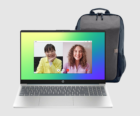 Imagen de una Port&aacute;til HP 15-fd0235la y mochila Travel incluida