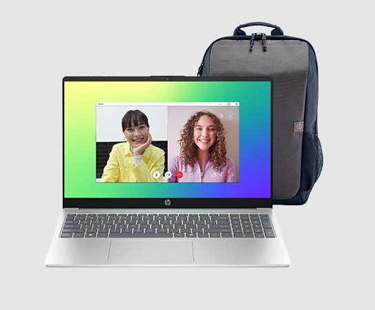 Imagen de una Port&aacute;til HP 15-fd0235la y mochila Travel incluida