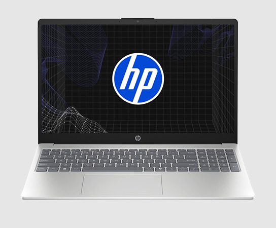 Imagen de una Port&aacute;til HP 15-fc0353la en vista frontal abier...
